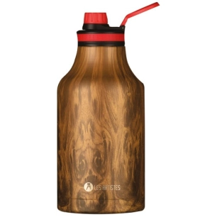 bouteille isotherme 2 l wood - bottle'up 2.0 - les artistes