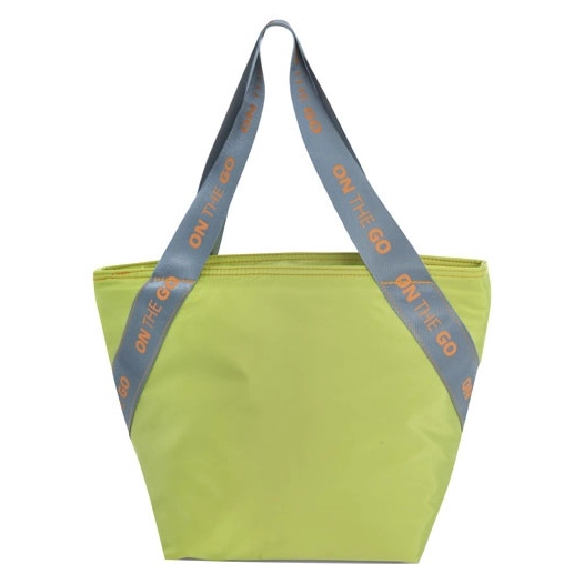 sac isotherme lunch bag 3.7 l vert citron - tote on the go fluor - iris