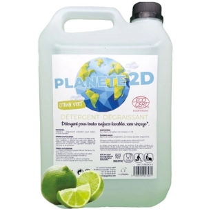 détergent multi usage planète 2d citron ecocert 5 l - planete 2d