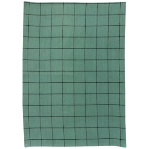 torchon 50 x 70 cm carreaux vert de gris - kilia - winkler