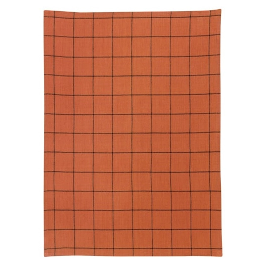 torchon 50 x 70 cm carreaux brique - kilia - winkler