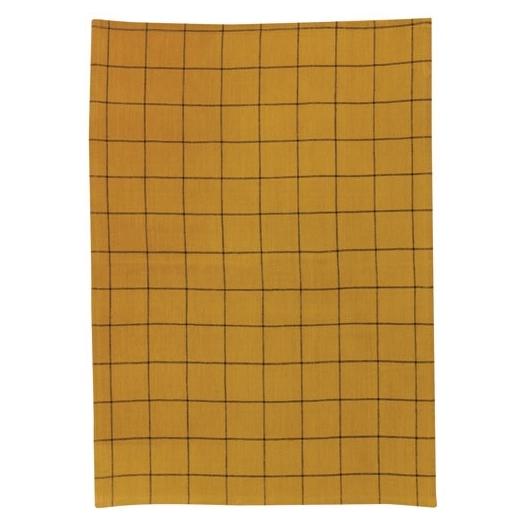 torchon 50 x 70 cm carreaux bronze - kilia - winkler