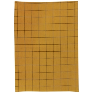 torchon 50 x 70 cm carreaux bronze - kilia - winkler