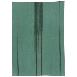 torchon 50 x 70 cm rayures vert de gris - kilia - winkler