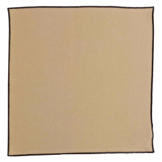 6 serviette de table 40 x 40 cm camel - grace - winkler