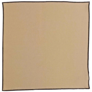 6 serviette de table 40 x 40 cm camel - grace - winkler