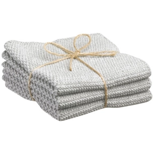 lot 3 essuie-mains 25 x 25 cm gris - izan - winkler