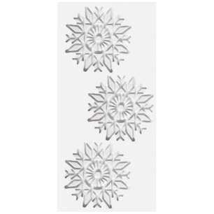 tapis silicone - décors flocons - scrapcooking