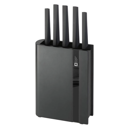 edge noir bloc 5 couteaux - richardson sheffield