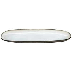 plat ovale 35,5 x 14 cm - shadow nacré - medard de noblat