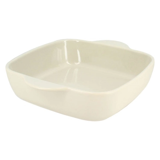 plat à four carré 24 cm beige - octave - menastyl