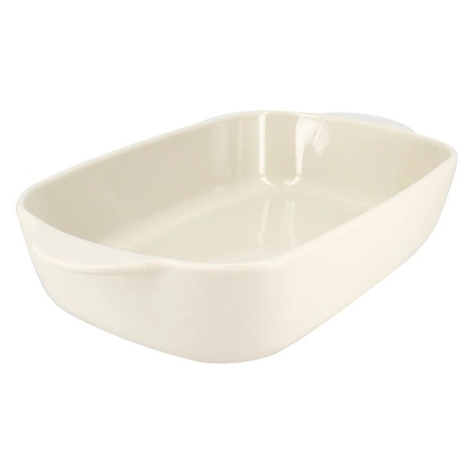 plat à four rectangulaire 38 x 23 cm beige - octave - menastyl