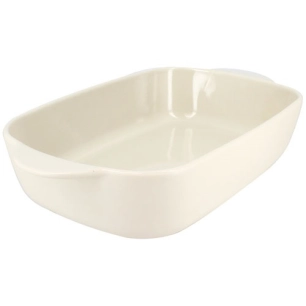 plat à four rectangulaire 38 x 23 cm beige - octave - menastyl