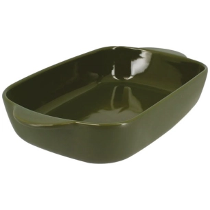 plat à four rectangulaire 33 x 20 cm vert - octave - menastyl