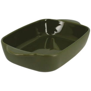 plat à four rectangulaire 27 x 16.5 cm vert - octave - menastyl