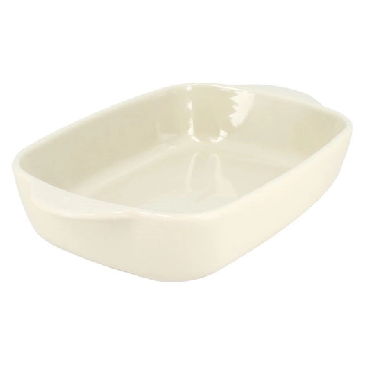 plat à four rectangulaire 27 x 16.5 cm beige - octave - menastyl