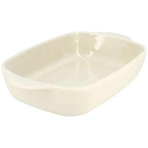 plat à four rectangulaire 27 x 16.5 cm beige - octave - menastyl