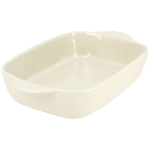 plat à four rectangulaire 22 x 13.5 cm beige - octave - menastyl