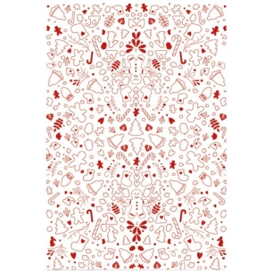 lot 2 feuilles transfert - sweet xmas - scrapcooking