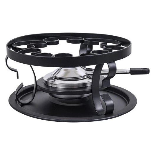 réchaud à fondue noir - luxe - table et cook