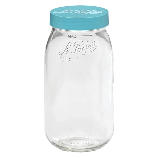 bocal 2 l bleu - color vis - le parfait