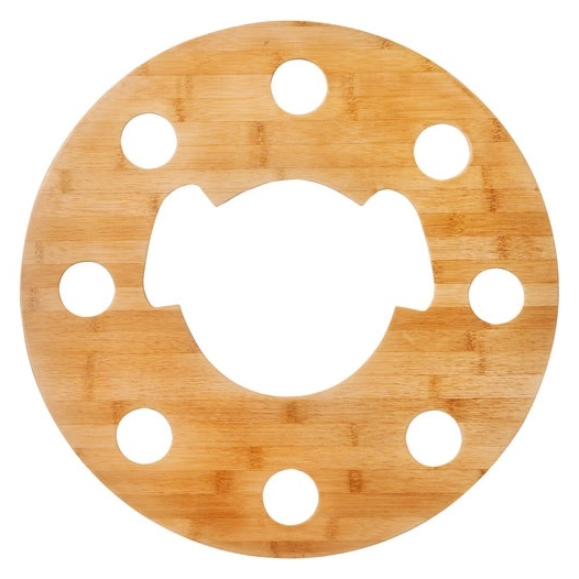 plateau porte-verre en bois - beer up - beer up