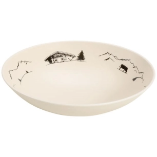 6 montagne assiette calotte 21,50 cm porcelaine - table et cook