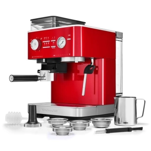 expresso broyeur semi-automatique pomme d'amour - collection - 5kes6551eca - kitchenaid