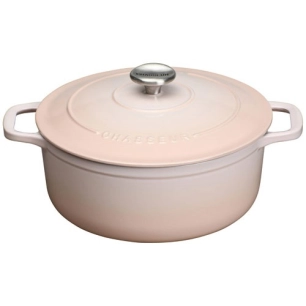 cocotte en fonte ronde 24 cm champagne - sublime - chasseur