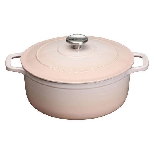 cocotte en fonte ronde 20 cm champagne - sublime - chasseur