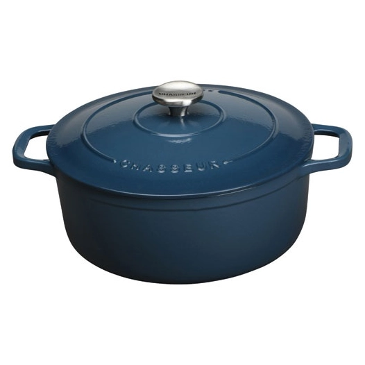 cocotte en fonte ronde 20 cm river - sublime - chasseur