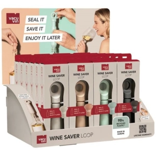 présentoir 24 pompes à vin - loop - vacuvin