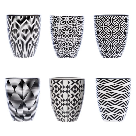 6 tasse 20 cl - nikko - cosy & trendy