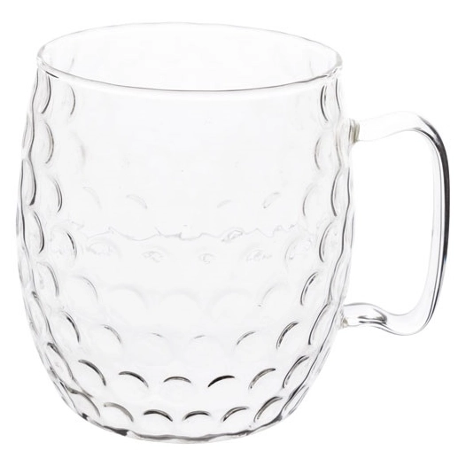 6 verre à cocktail 45 cl transparent martelé - moscow mule - cosy & trendy