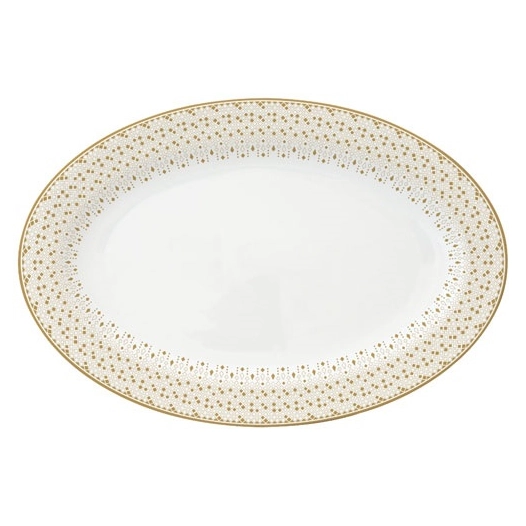 plat ovale 35 x 23,5 cm - festive - easy life