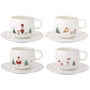 4 tasse à café 12 cl - let it snow - easy life