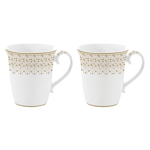 coffret 2 mugs 27,5 cl - festive - easy life