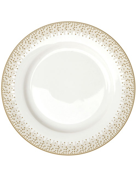 24 assiette plate 26,5 cm - festive - easy life