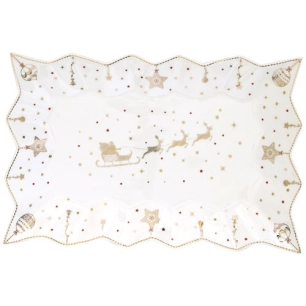 plat rectangulaire 35 x 23 cm - christmas lights - easy life