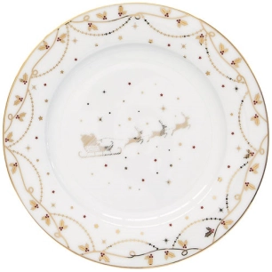 12 assiette à dessert 19 cm - christmas lights - easy life