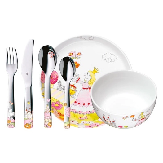 set vaisselle enfant 6 pièces - princesse agnelli - wmf