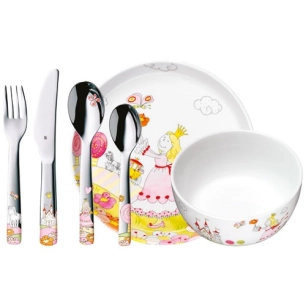 set vaisselle enfant 6 pièces - princesse agnelli - wmf