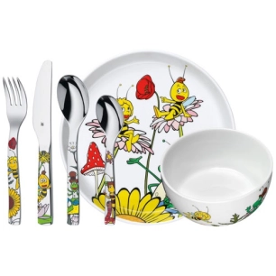 set vaisselle enfant 6 pièces - maya l'abeille - wmf