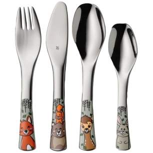 couverts enfant 4 pièces - les amis de la forêt - wmf