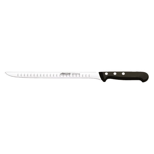 couteau à jambon flexible alvéolé 24 cm - universal - arcos