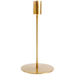 bougeoir 20 cm métal or - pillar - sp collection