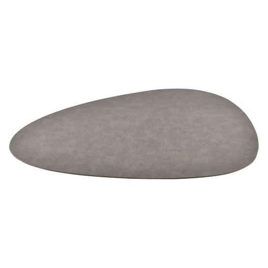 12 set de table 45 x 37 cm gris - layer - bonbistro