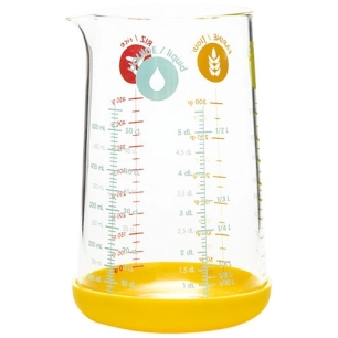 verre mesureur 0.5 l jaune - pebbly