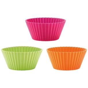 classic moule cupcake x12 7cm colors - lekue