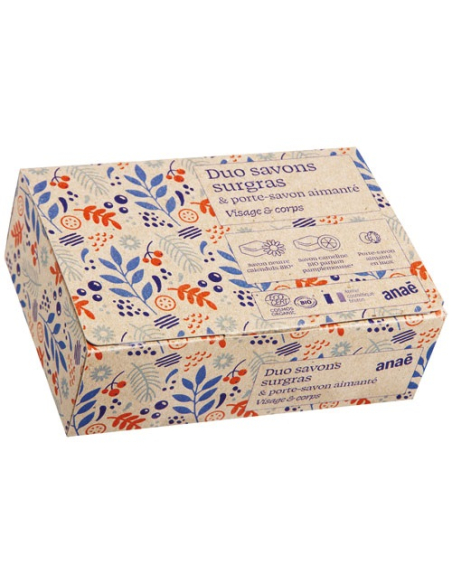 Coffret Savons & Porte-Savon Aimanté Hygiène écologique et rangement intelligent - ANAE